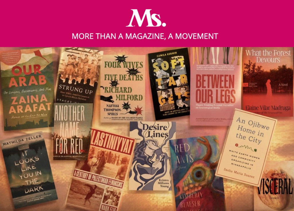 Ms. Magazine’s best new feminist books for October 2026, with the cover of Desire Lines among them